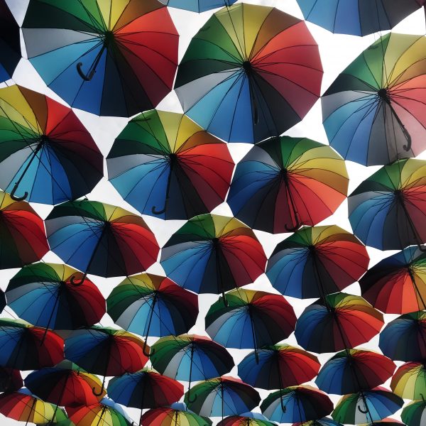 ulica parasoli na Ukrainie