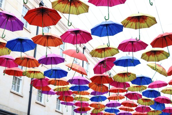ulica parasoli w Wielkiej Brytanii