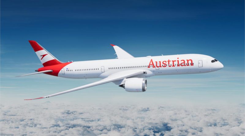 Austrian Airlines poleci Boeingiem 787-9 „Dreamliner”
